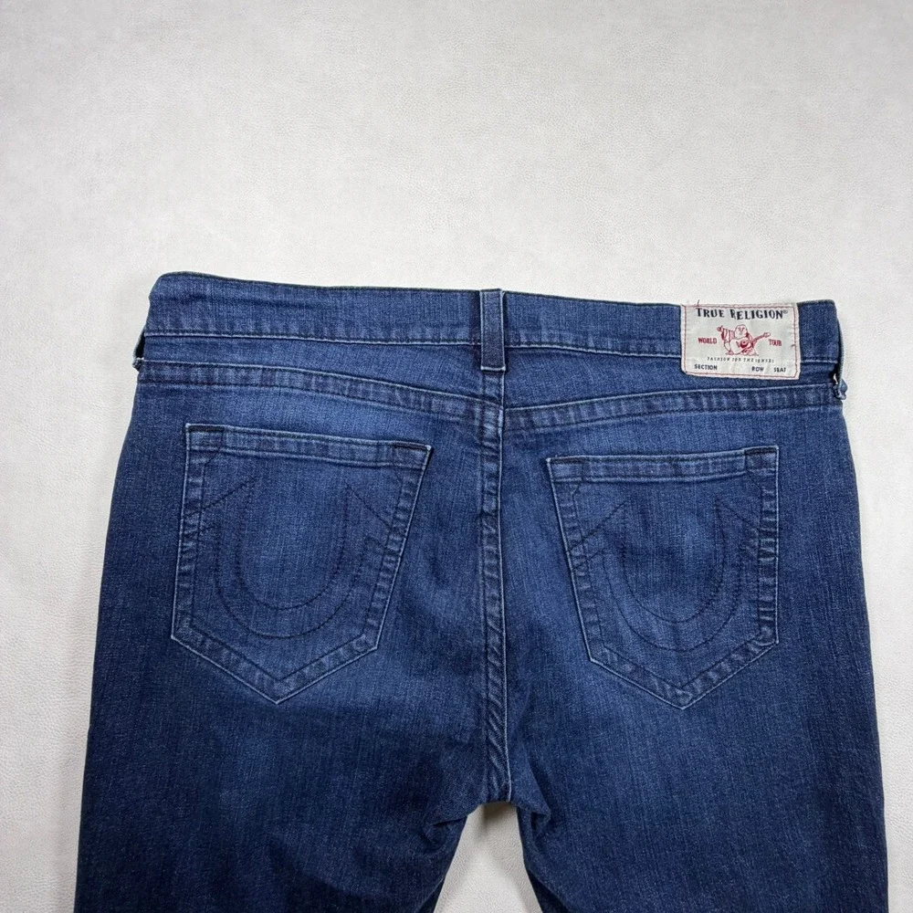 True Religion Mens Rocco‎ Relaxed Skinny Jeans Indigo Dark Wash Size 44x30 40